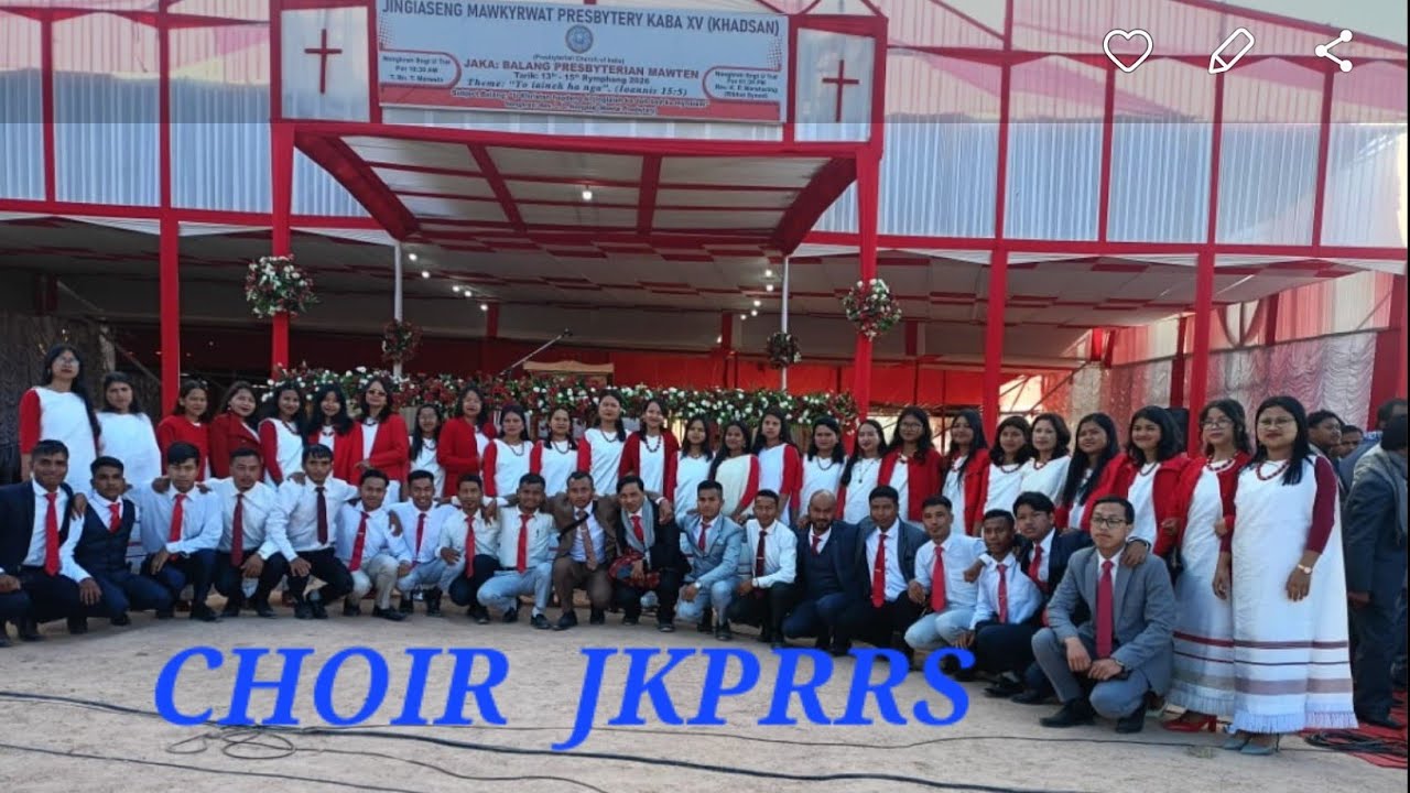 Jingiaseng Khun Presbytery Rangthong Rim, Shillong(JKPRRS) ha Mawten, Mawkyrwat Presbytery 2026