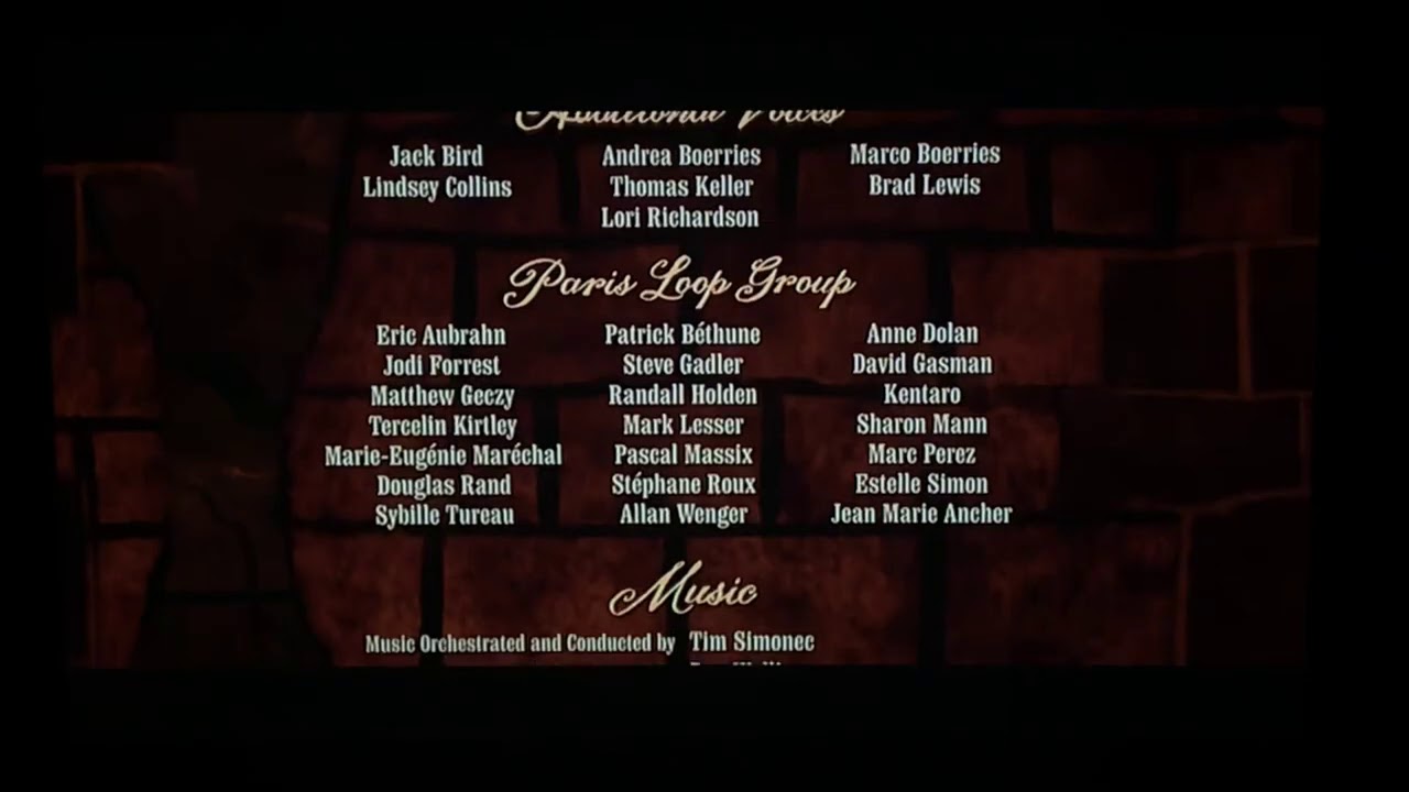 Ratatouille End Credits 2020