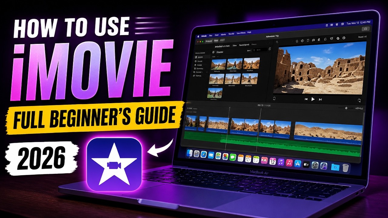 Как пользоваться iMovie: Урок для начинающих за 12 МИНУТ! [ 2026 ]