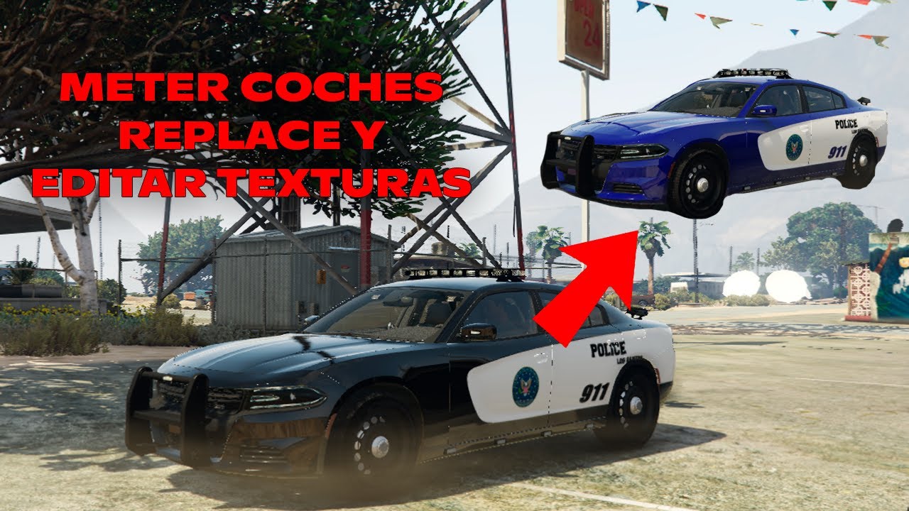COMO METER COCHES REPLACE Y EDITAR SUS TEXTURAS | LSPDFR GTA5 2023
