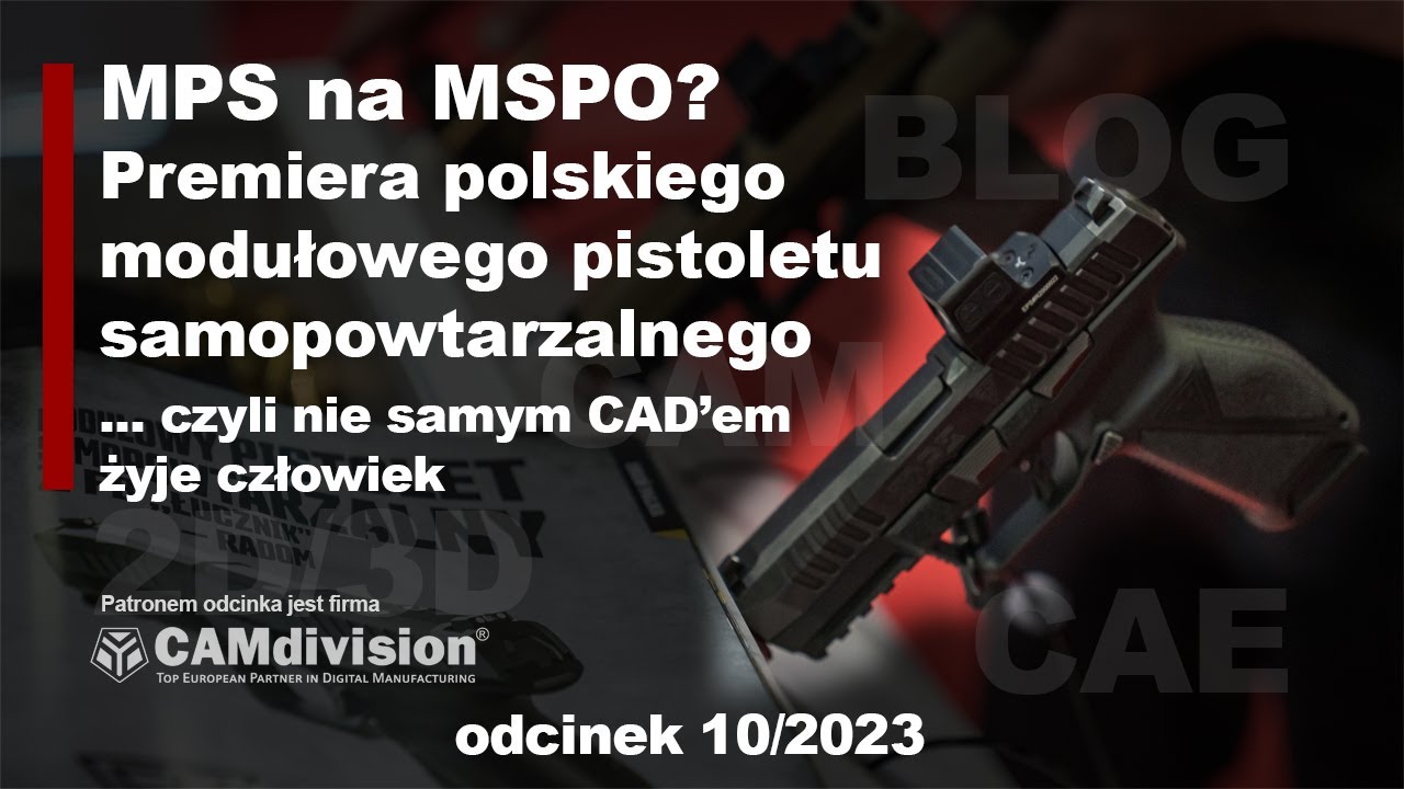 Nowy pistolet z Radomia? Premiera MPS – modułowego pistoletu samopowtarzalnego na MSPO2023