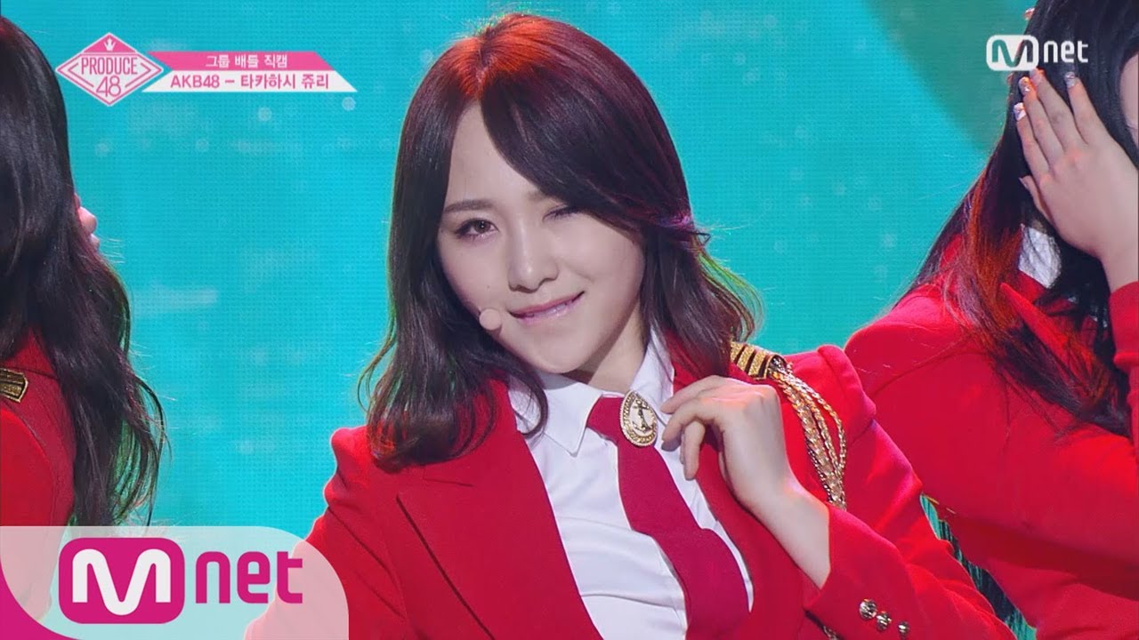 PRODUCE48 [단독/직캠] 일대일아이컨택ㅣ타카하시 쥬리 - AOA ♬단발머리_1조 @그룹 배틀 180629 EP.3