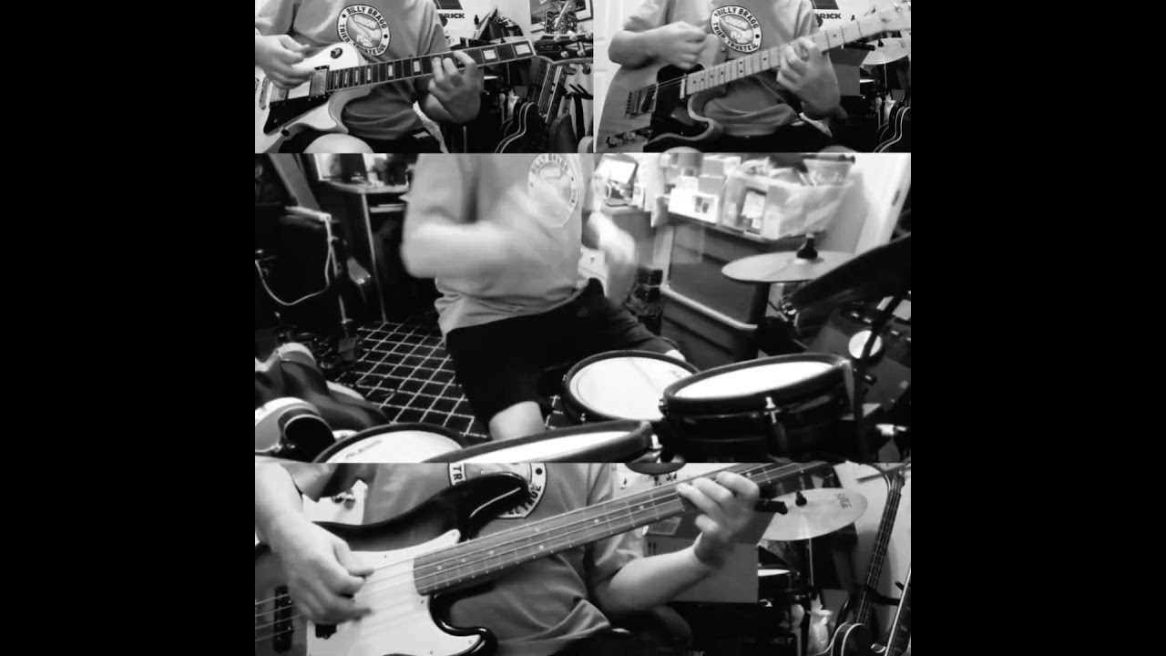 Train in Vain - The Clash (bass cover) (guitar cover) (drum cover) 