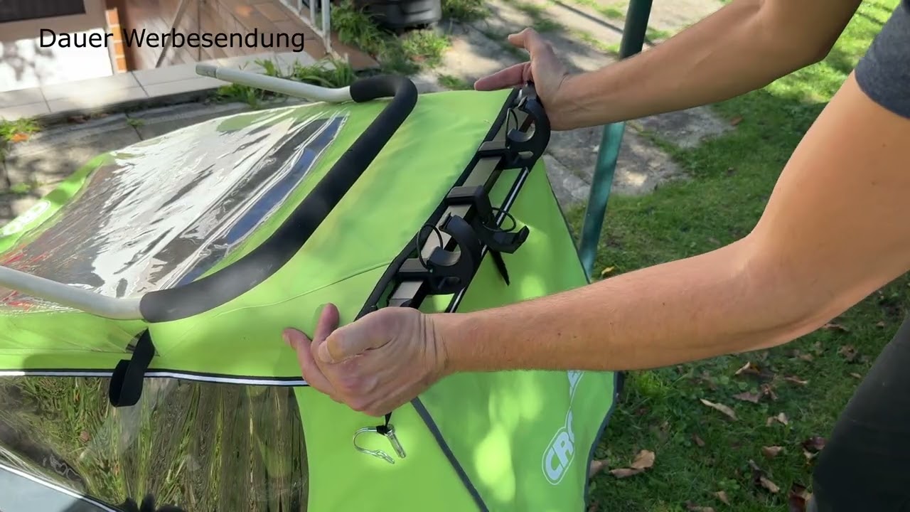 Montage Kinderfahrrad / Laufrad Halter für Croozer Kid 2 (ab Baujahr 2014 bis 2019)