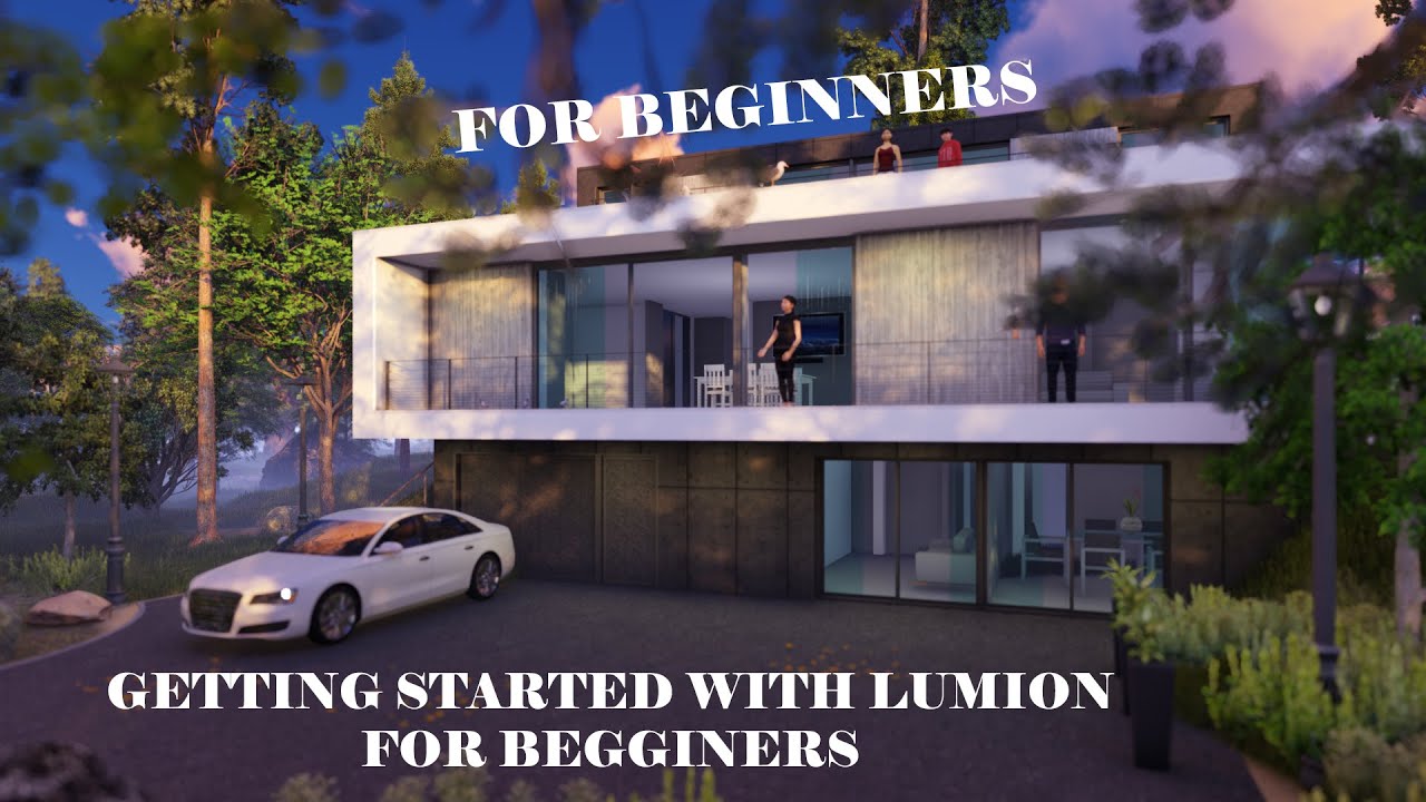 GETTING STARTED WITH LUMION | BEGGINERS WORKING WITH LUMION 8.5 | episode 1 basics of lumion
