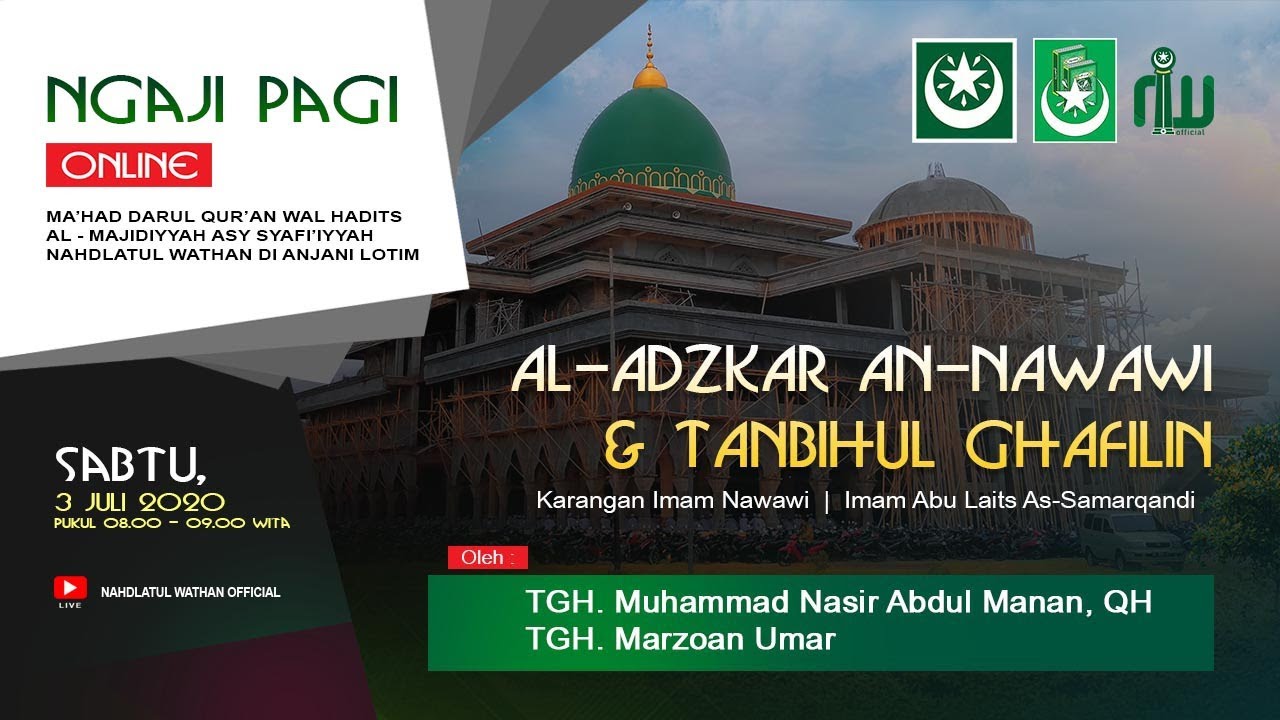 PENGAJIAN MDQH NW - AL-ADZKAR AN-NAWAWI
