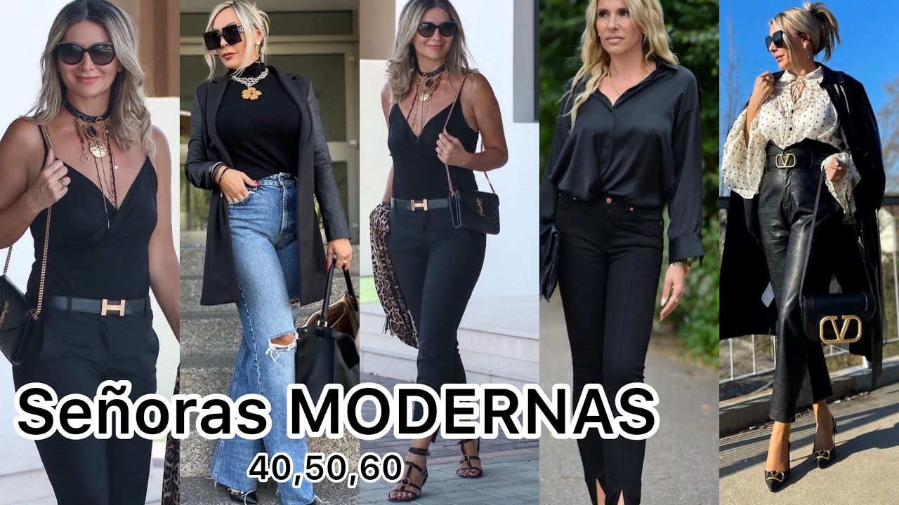 MODA SE&Ntilde;ORAS 2022 C&oacute;mo combinar ROPA con estilo MODA ACTUAL PARA MUJERES MODERNAS Tendencia