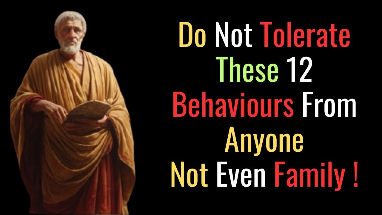 10 Behaviors You Should Never Tolerate From Family STOIC PHILOSOPHY