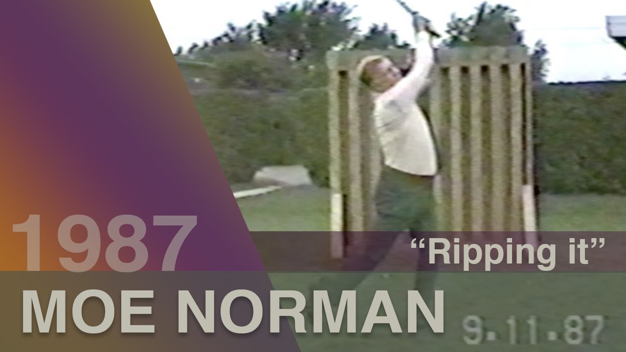 Moe Norman 1987  - Rare Video of Moe "Ripping the Ball".
