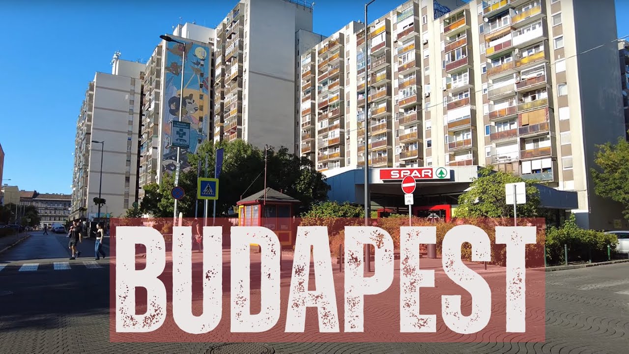 Walking in Corvin Negyed - Budapest District VIII - [4k Ultra HD 60fps ]