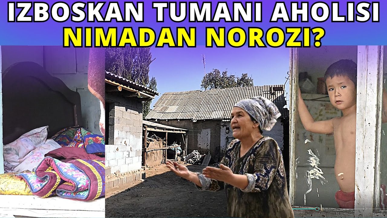 IZBOSKAN TUMANIDAGI MUAMMOLAR QACHONGACHA DAVOM ETADI? - XALQ BILAN MULOQOT!