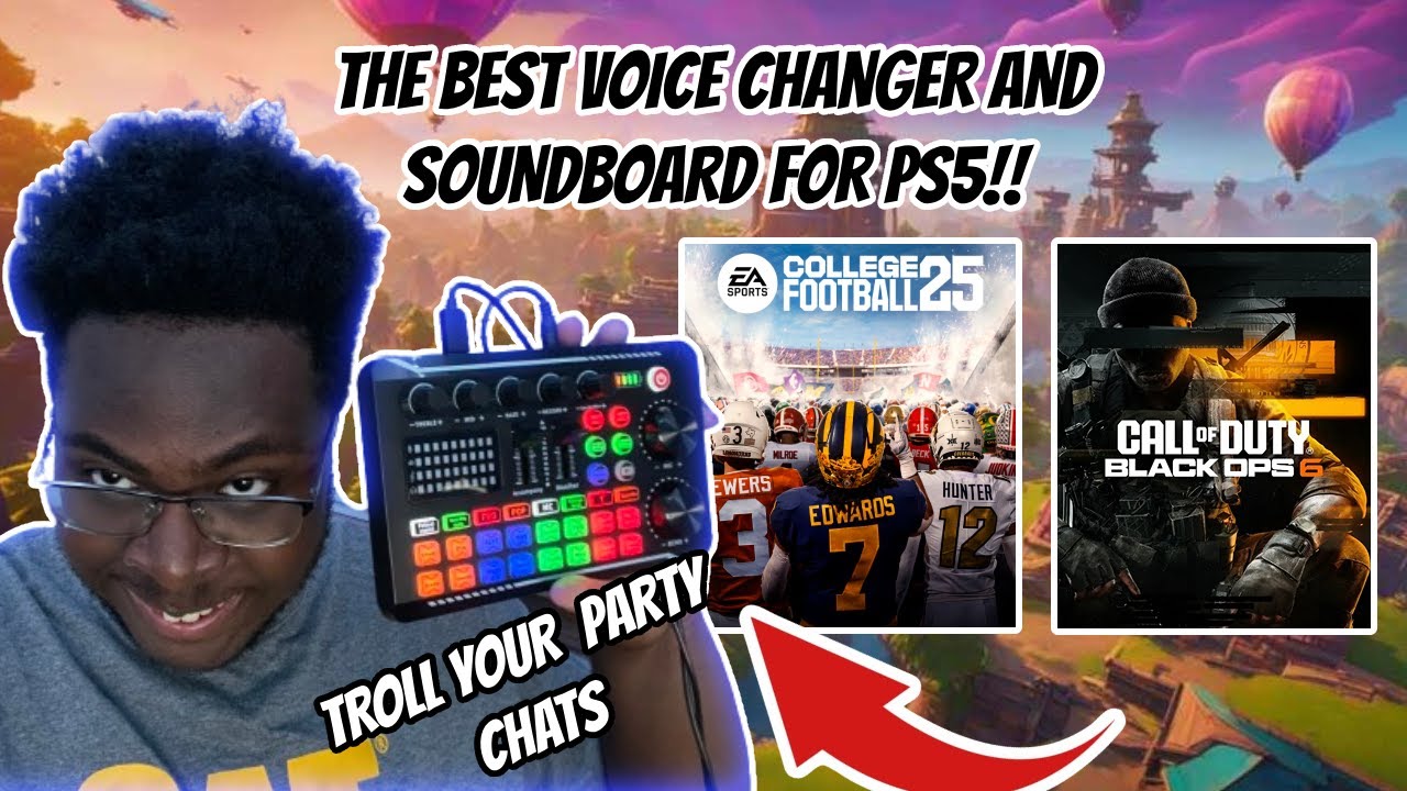 The Best Voice Changer and Soundboard for PS5! How to Use It on PC and PS5