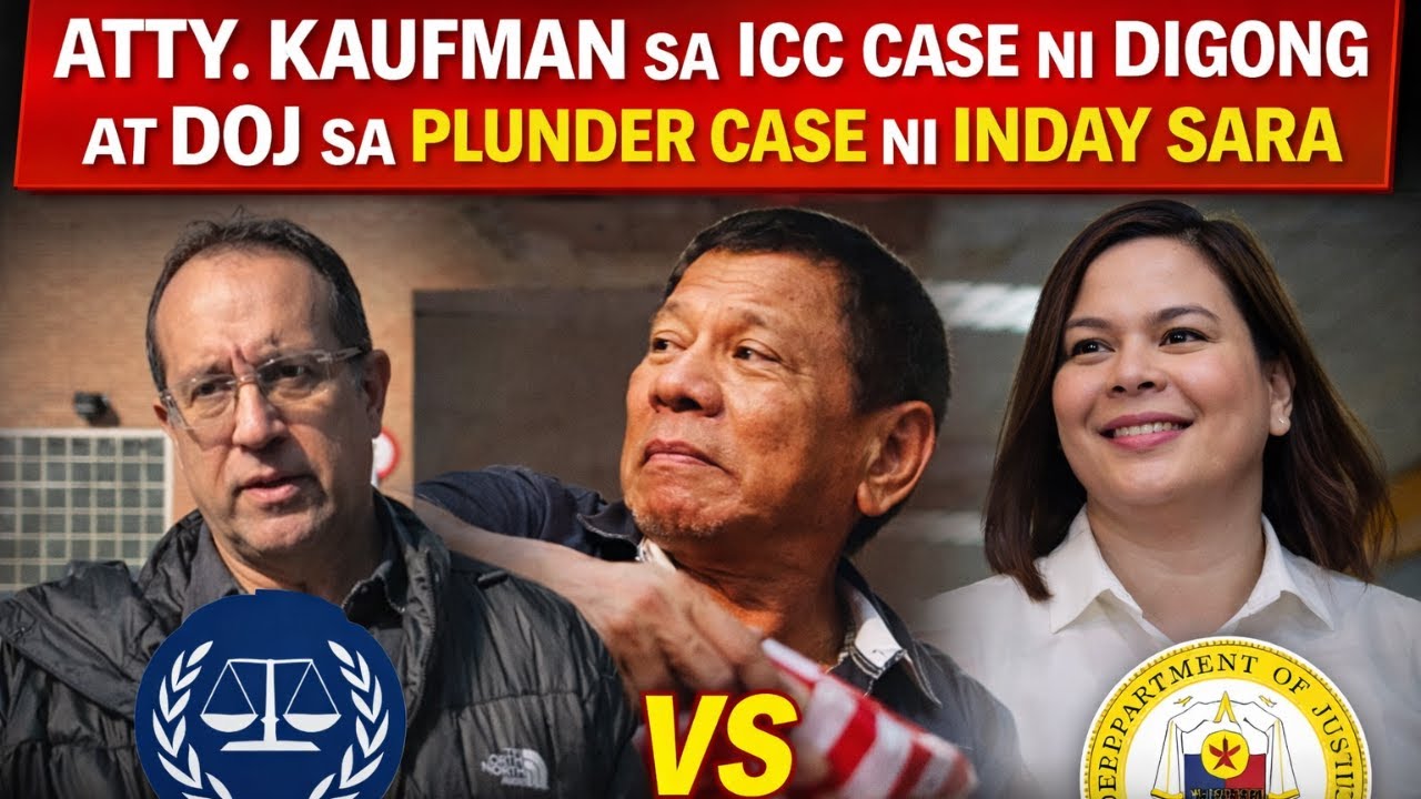 KAUFMAN SA ICC CASE NI DIGONG AT DOJ SA INCITING TO SEDITION AT GRAVE THREATSCASE NI INDAY SARA