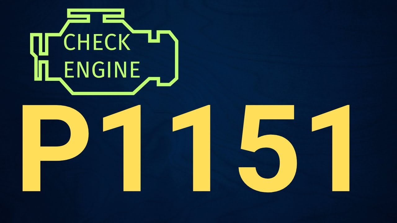 P1151 Code: Lack of Upstream Heated Oxygen Sensor Switch – Sensor Indicates Lean (Bank 2 Sensor 1)