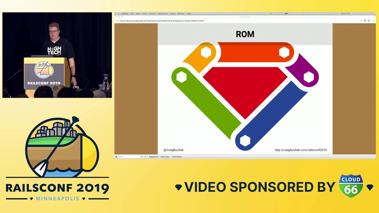 RailsConf 2019 - ActiveRecord, the Repository Pattern, and You by Craig Buchek