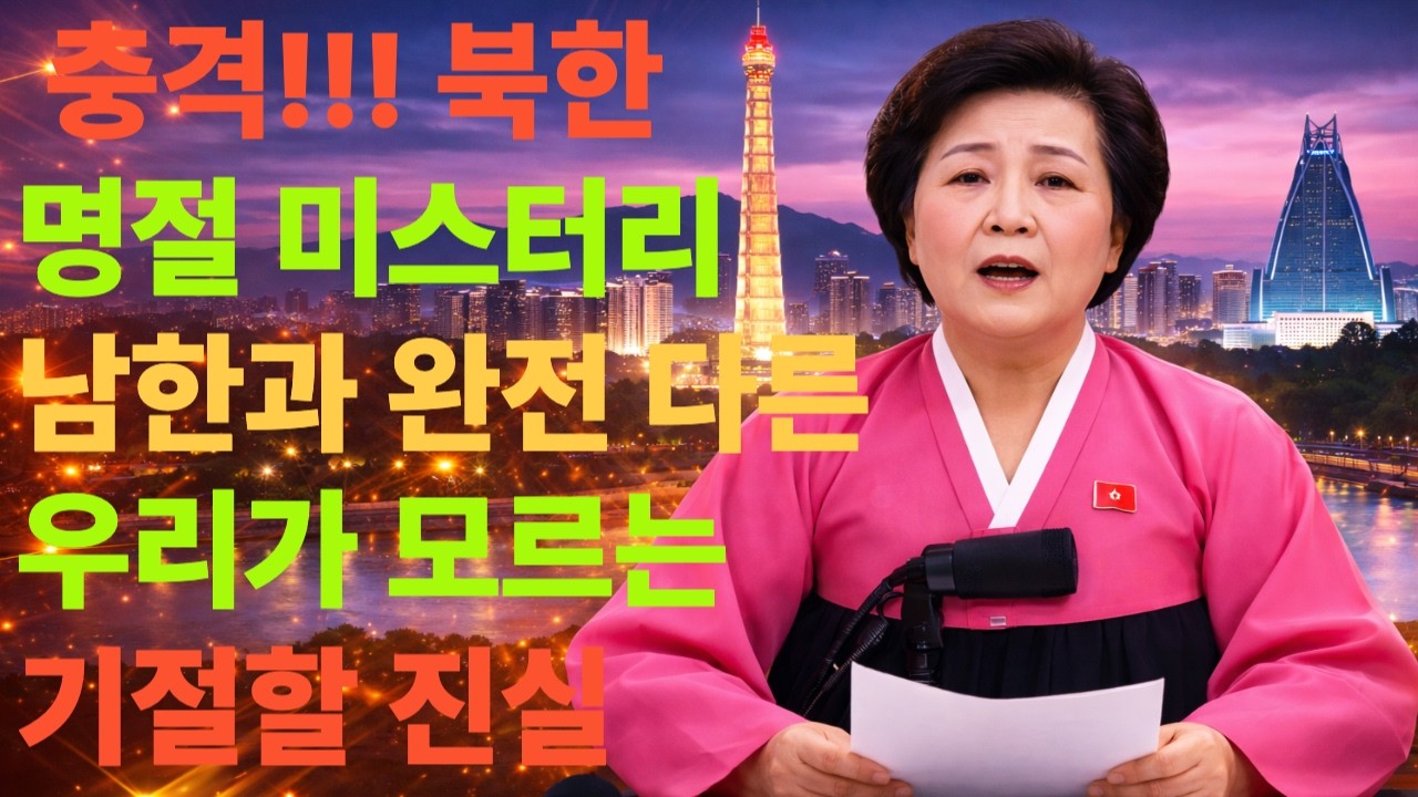 충격!!! 북한 명절 미스터리 이렇게 다르다우리가 모르는기절할 진실