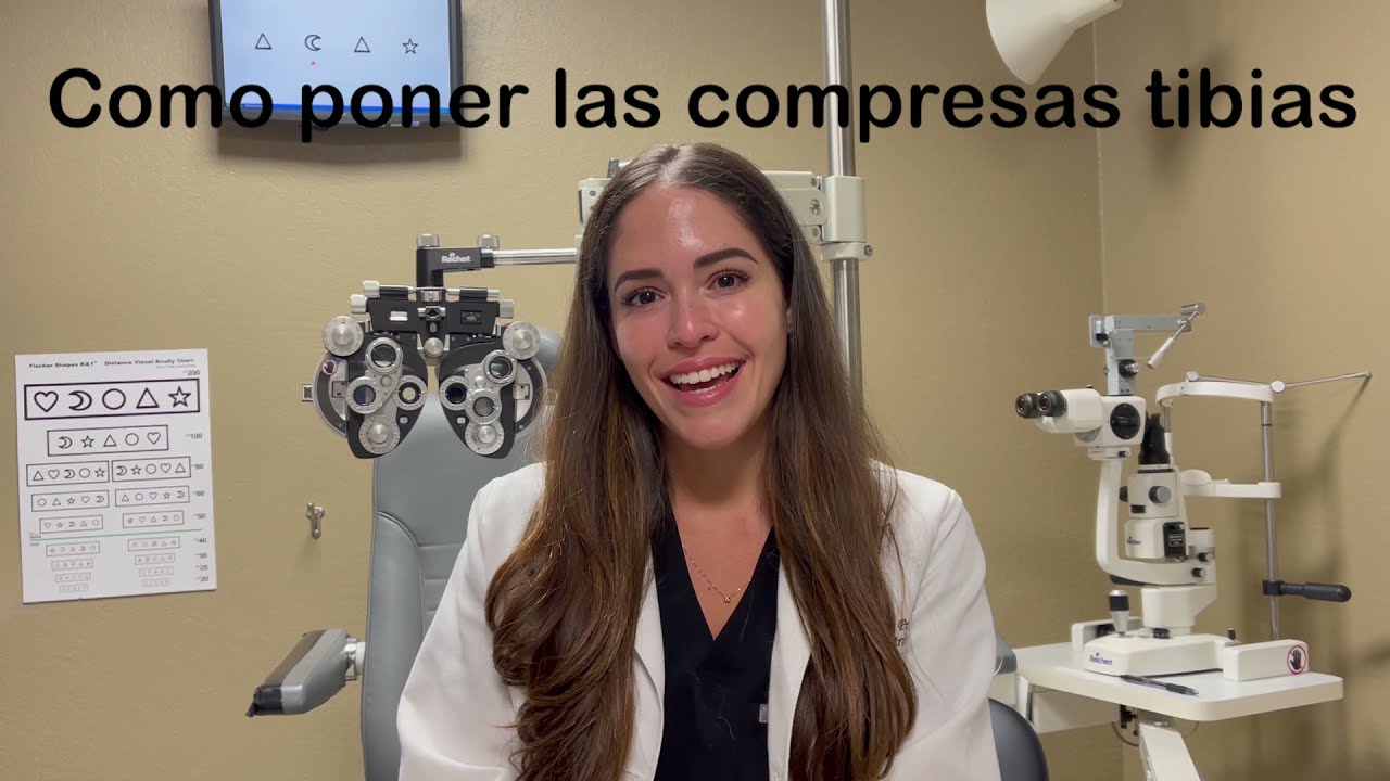 Como poner las compresas tibias para tratamiento de ojos resecos, blefaritis y chalazios
