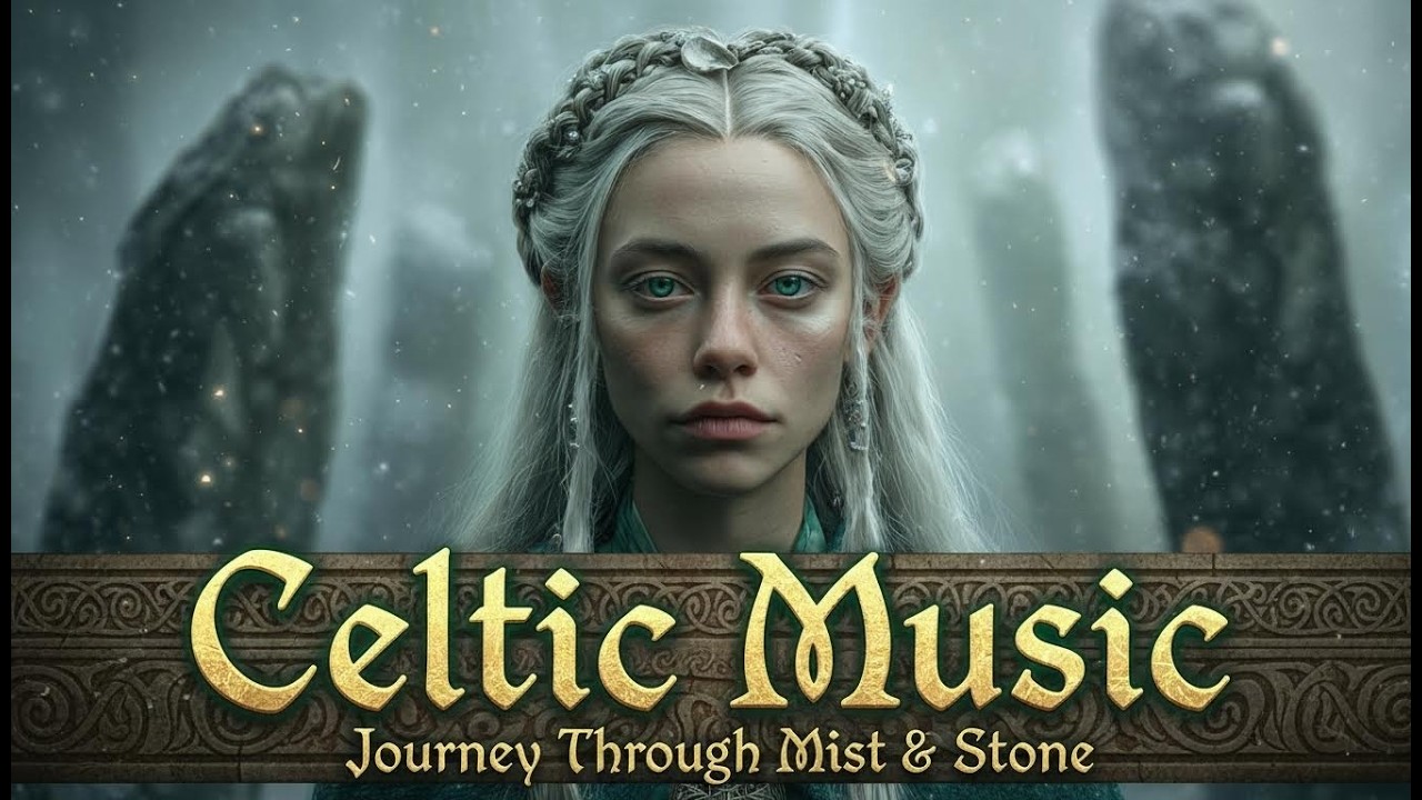 Peaceful Celtic Song Over Golden Meadows | Ethereal Female Vocals and Soothing Harp