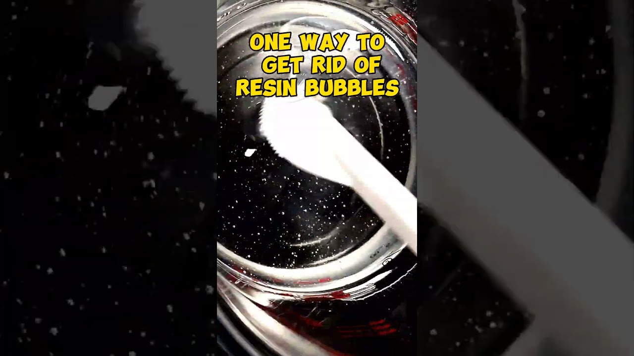 Mixing Epoxy Resin | How to get rid of resin bubbles