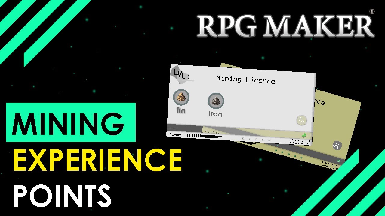 Mining Levels and Experience in RPG Maker MV/MZ