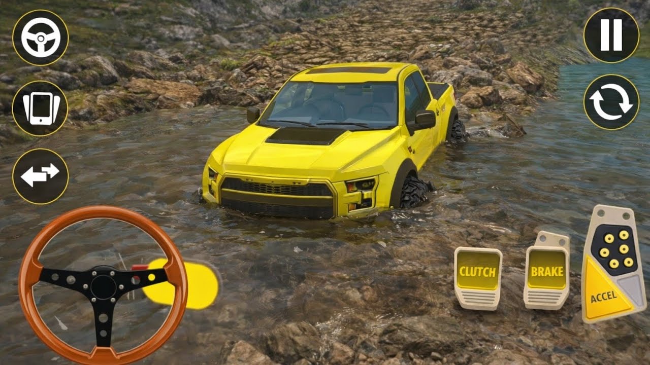 😱 Car Half Under Water! Impossible Offroad Rock Challenge