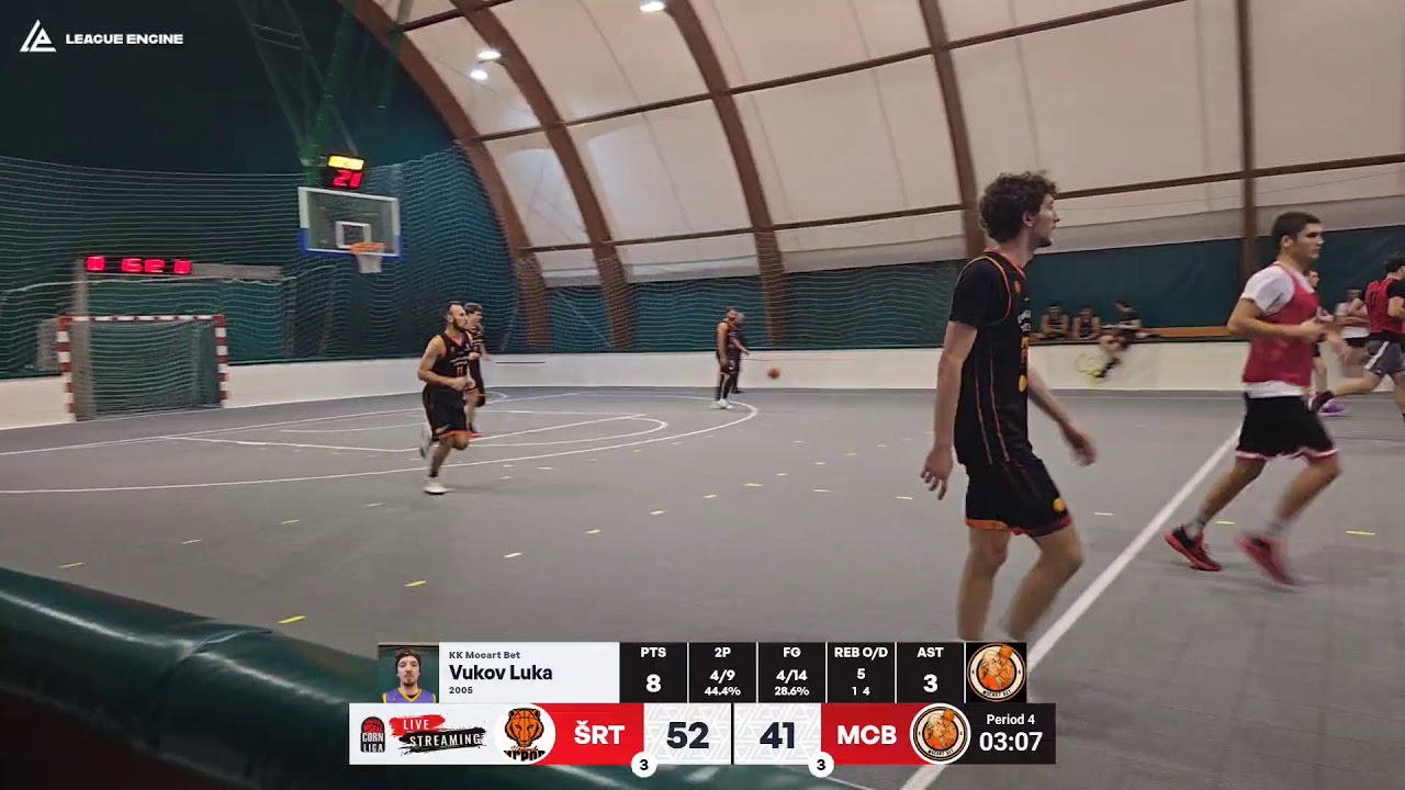 &Scaron;ORKANOVI TIGROVI vs KK Mocart Bet | round 10  | SOUTHEAST LIGA | 2025/26