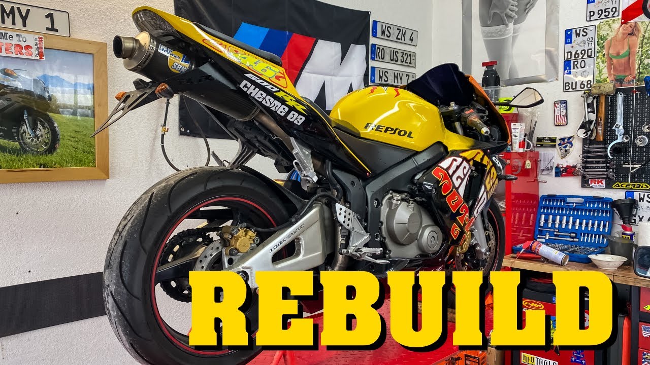 Honda CBR 600RR Engine Removal Preparations [Rebuild Part 1]