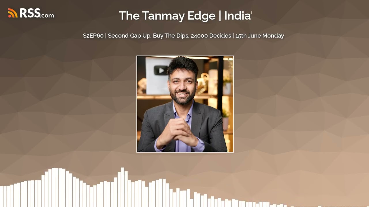 S2EP60 | Second Gap Up. Buy The Dips. 24000 Decides | 15th June Monday