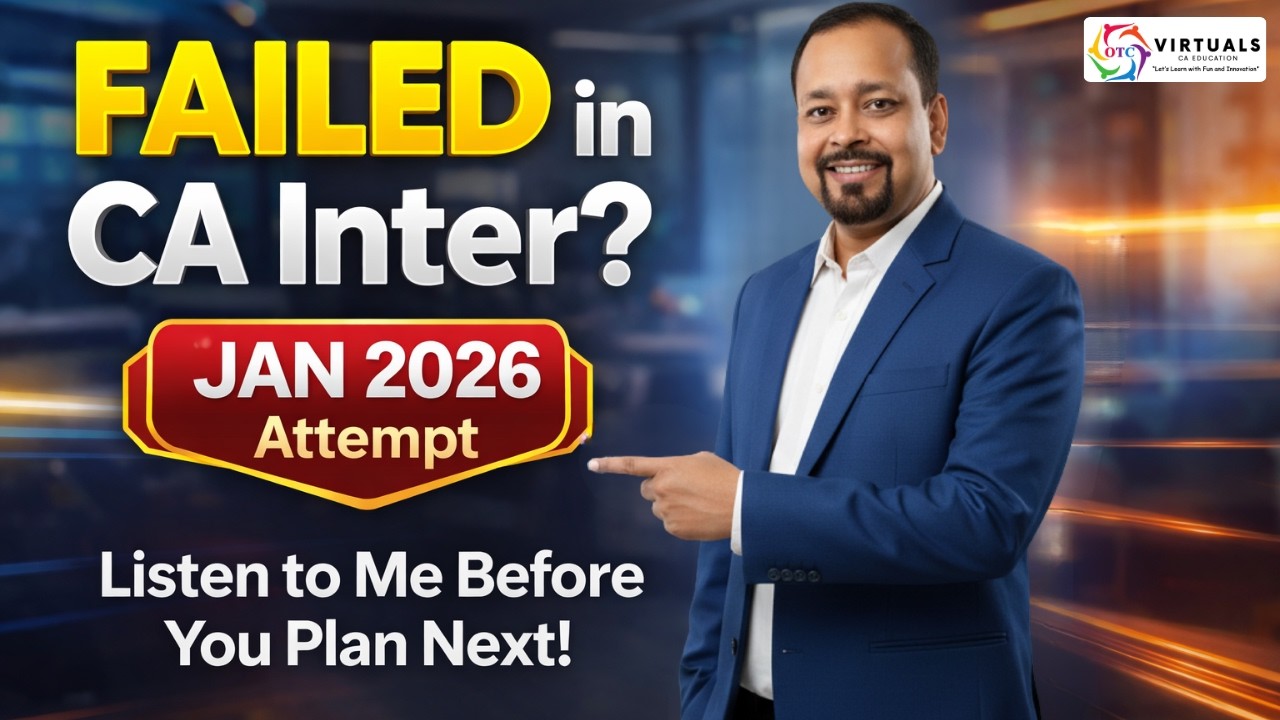 Провалили экзамен CA Inter в январе 2026 года? | Послушайте меня, прежде чем планировать что-то н...