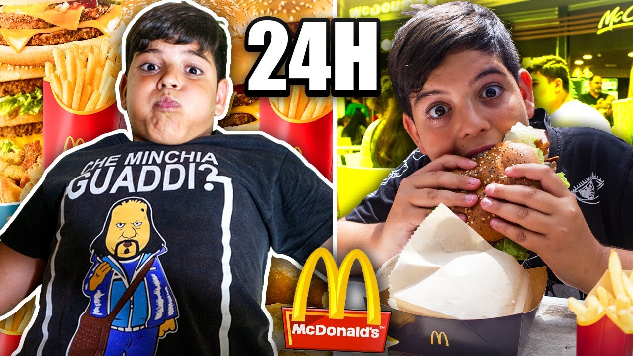 🍔🍟 CHRISTIAN MANGIA SOLO McDONALD'S per 24 ORE!! *delizioso*