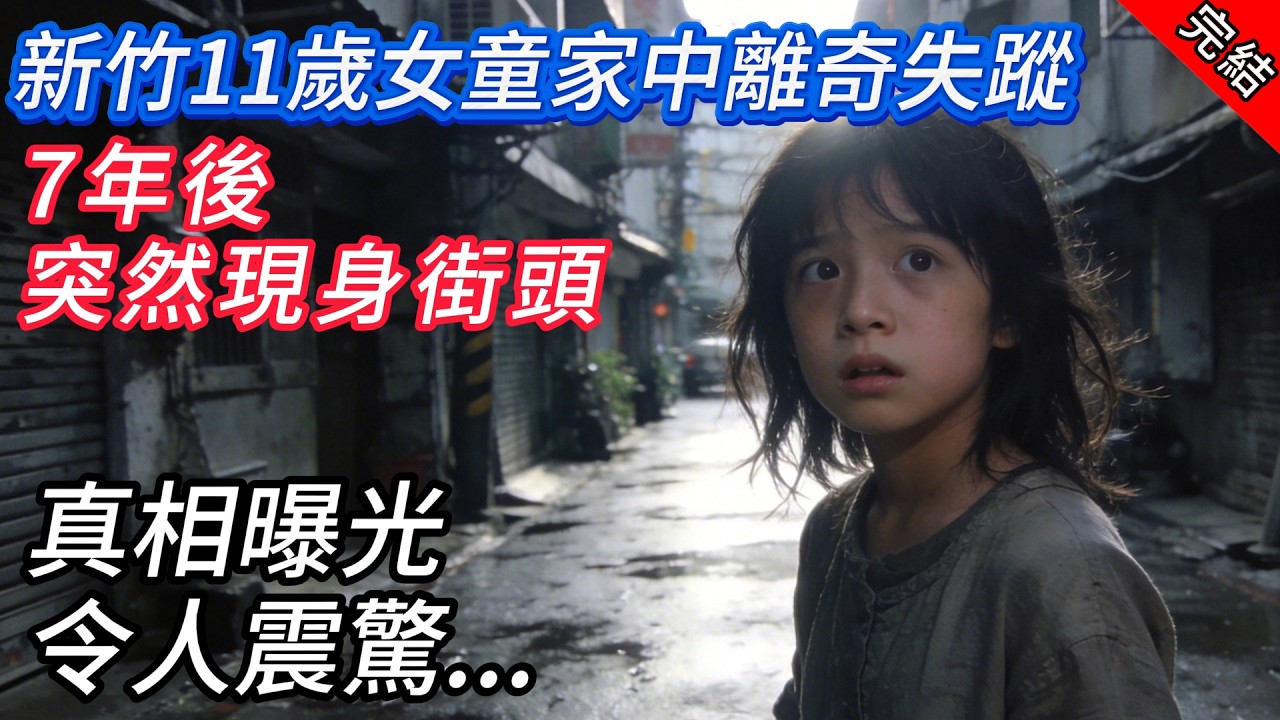 新竹 11歲女童家中離奇失蹤，7 年後竟突然現身街頭，真相曝光令人震驚#故事