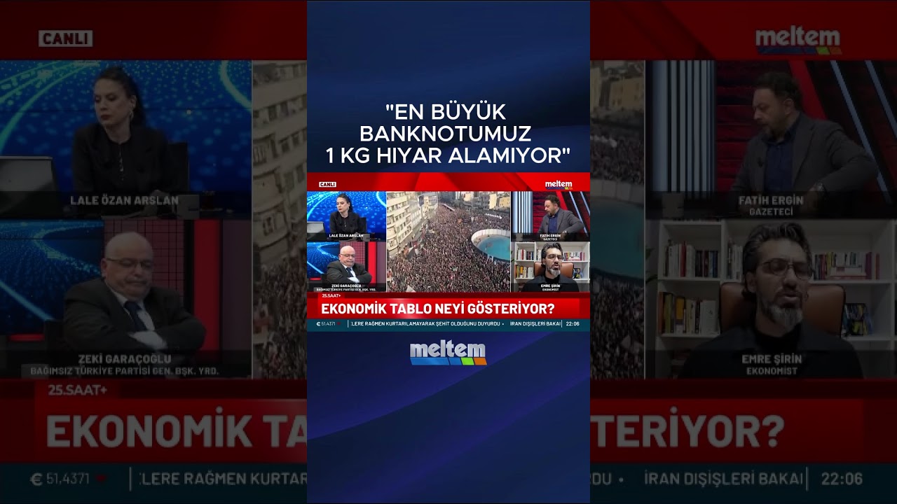 EN B&Uuml;Y&Uuml;K BANKNOTUMUZ 1 KG HIYAR ALAMIYOR!  #haber #g&uuml;ndem #meltemtv #ekonomi #enflasyon #para #zam