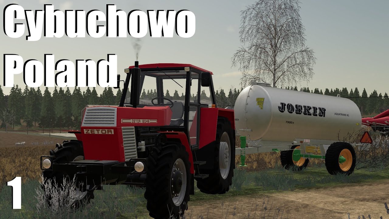 Cybuchowo Seasons Realistic Gameplay EP1 Farming Simulator 19 Playstation/Xbox/PC map