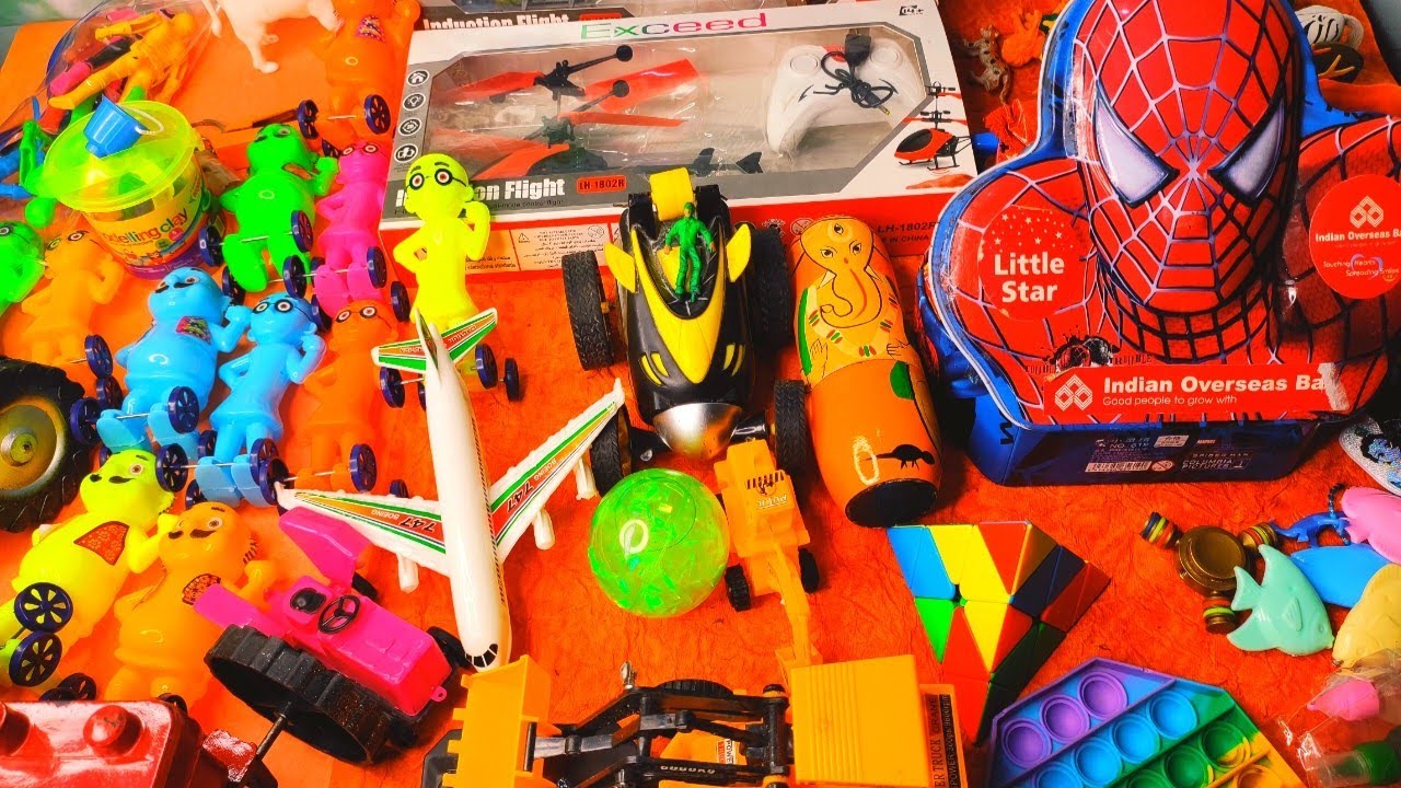 spider man box and unlimeted toys collection | toys video | toys game