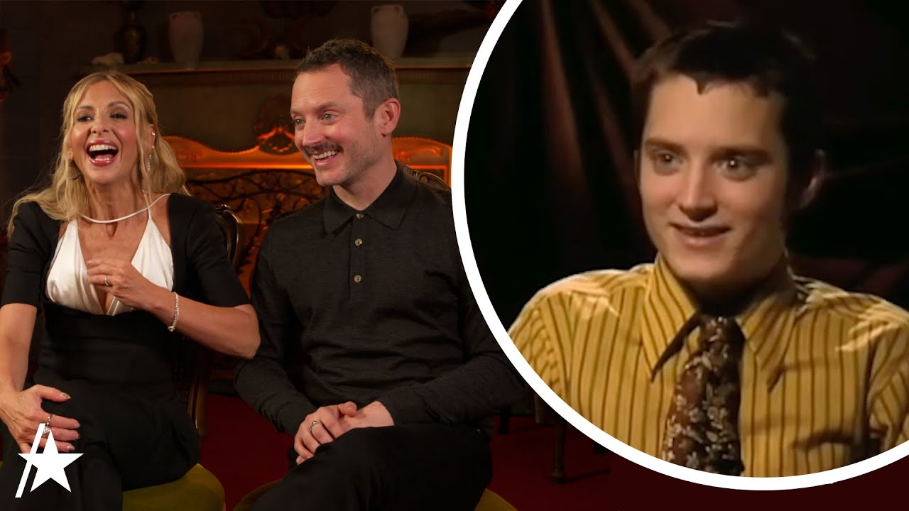 Sarah Michelle Gellar & Elijah Wood Recreate ‘Do You Wear Wigs’ Viral Video