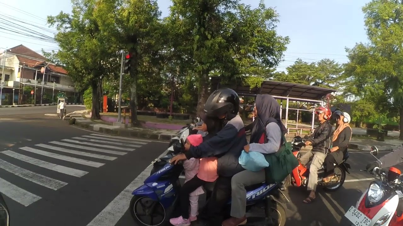 Motovlog sunday morning ride, riding dari jalan  puspalubis menuju alun alun Ciamis