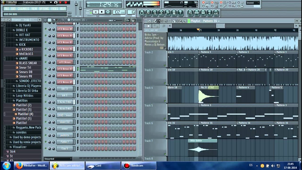 Remake Adicta Nicky Jam - FLP + Instrumental MP3 (90% parecido al original)