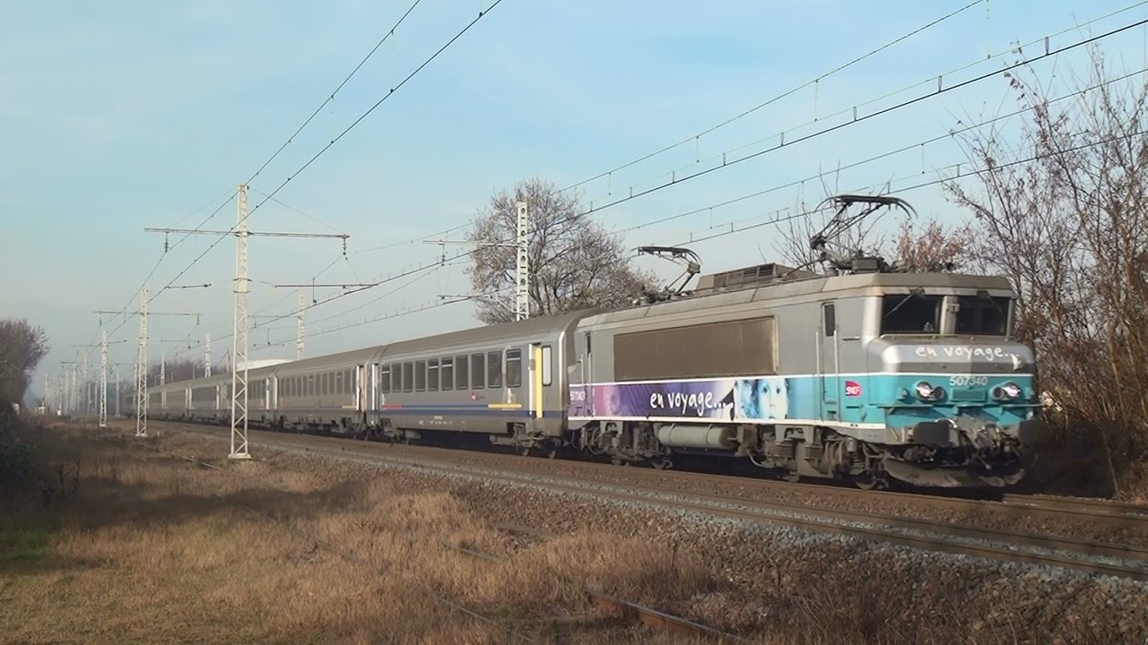Des trains en mode bi-pantos sous le givre de la PLM