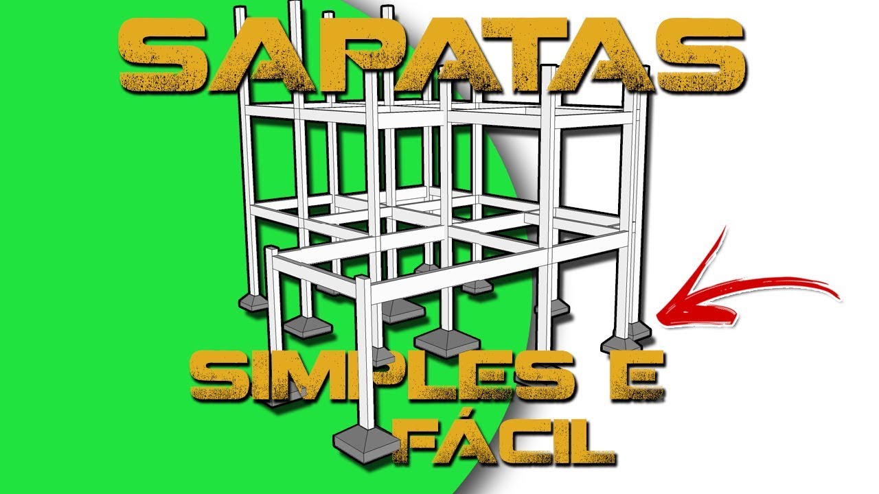 Forma simples de pré-dimensionar sapatas de uma casa inteira!