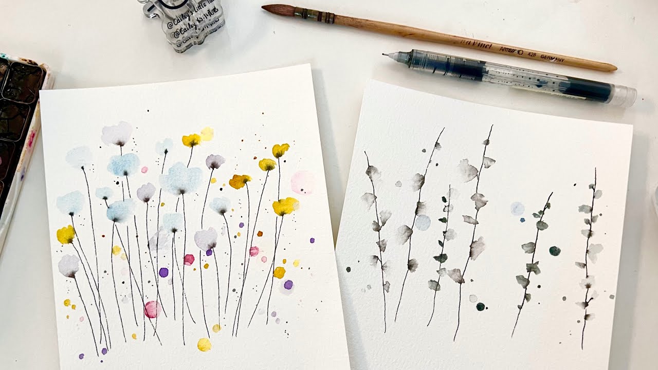 Easiest & Quickest Flower Painting Technique for 100% Beginners