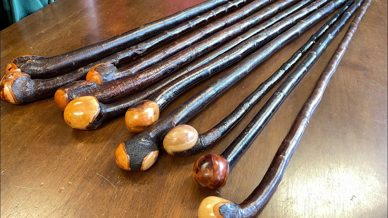 Blackthorn Walking sticks by McCaffreyCrafts