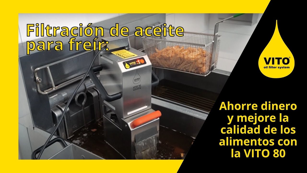 Filtración de aceite para freír: Ahorre dinero y mejore la calidad de los alimentos con la VITO 80