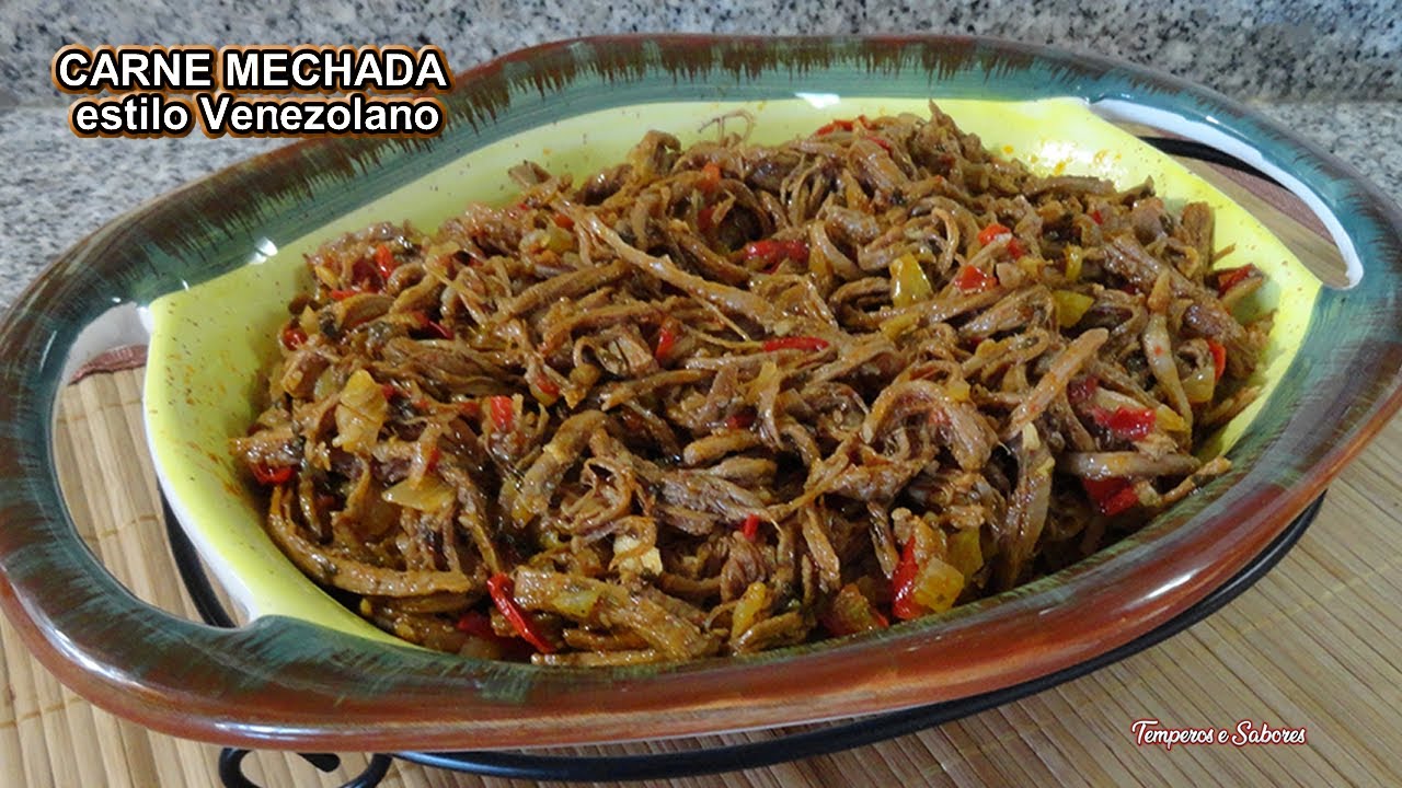 CARNE MECHADA Estilo Venezolano Demasiado Deliciosa y muy F&aacute;cil de Hacer.