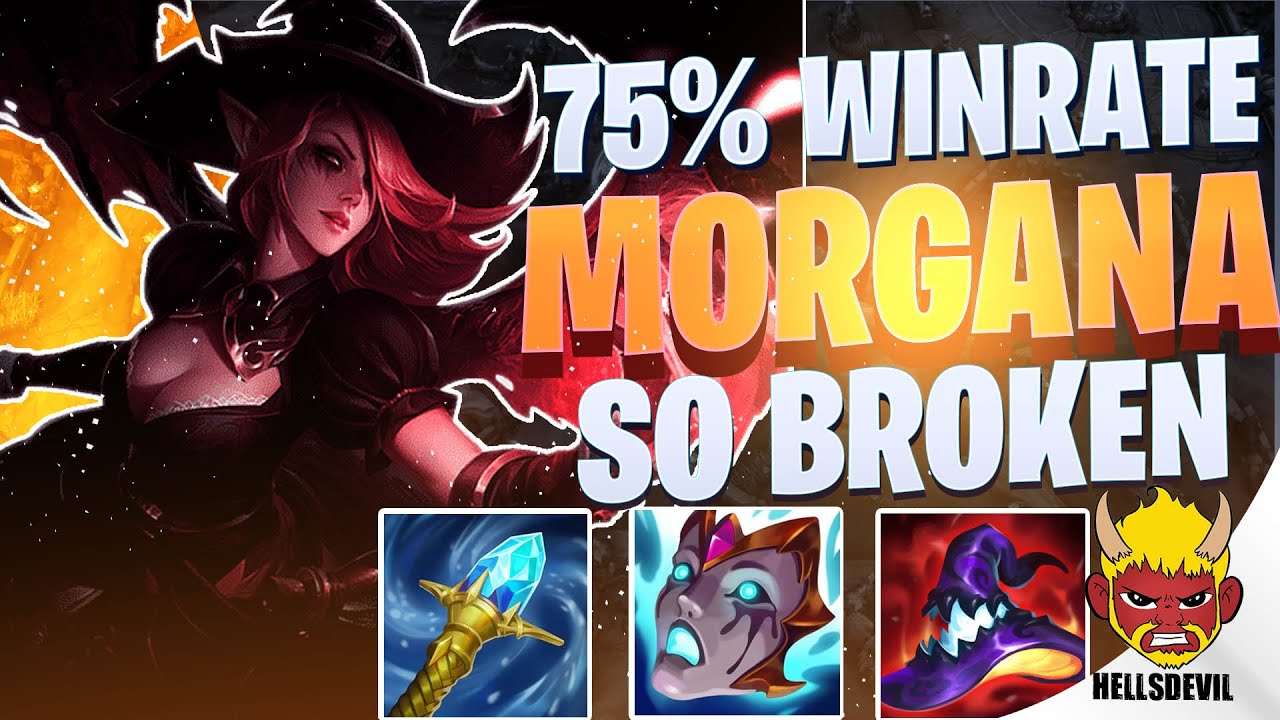 WILD RIFT | 75% WINRATE MORGANA SUPPORT IS BROKEN! | Challenger Morgana Gameplay | Guide & Build