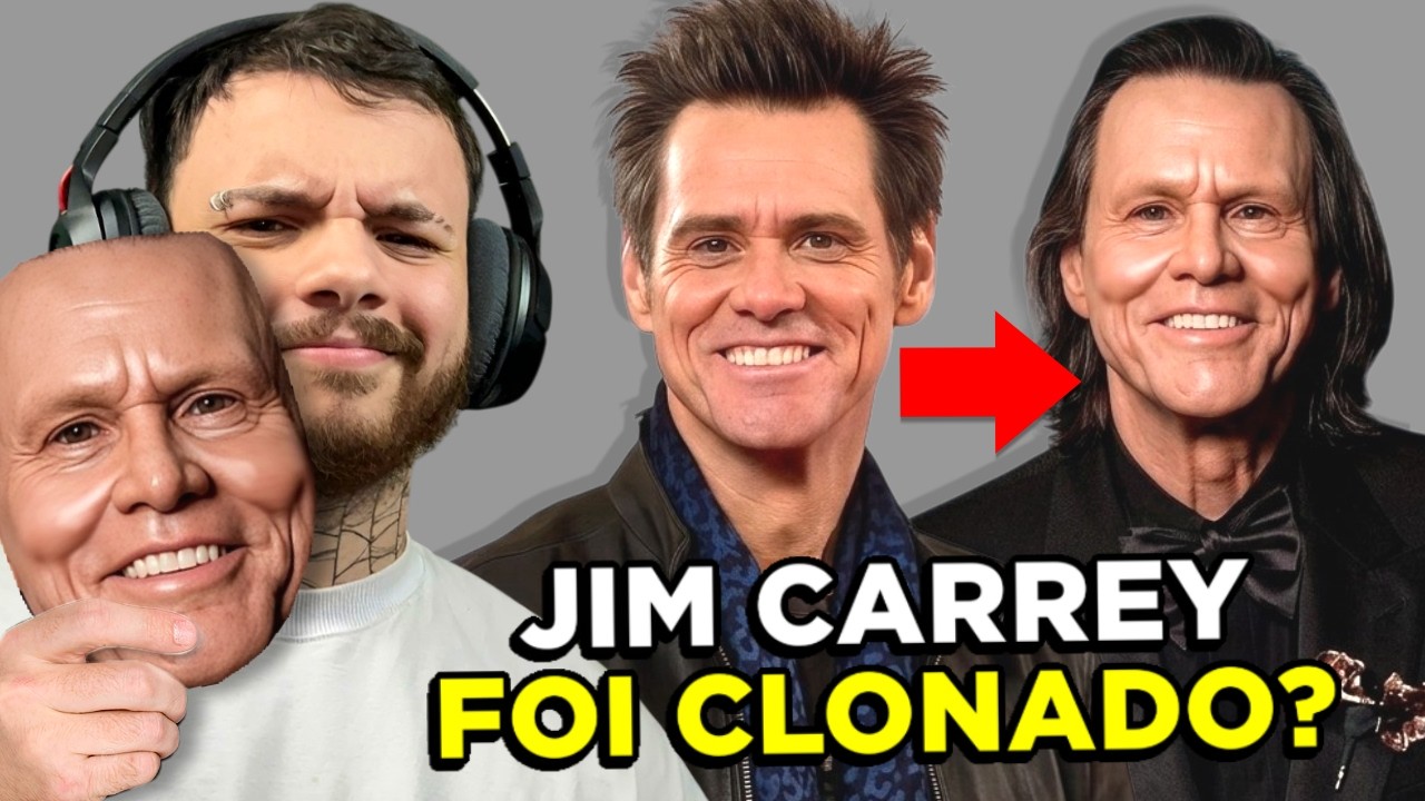 o JIM CARREY foi CLONADO pelos ILUMINATIS (suportamente rs)