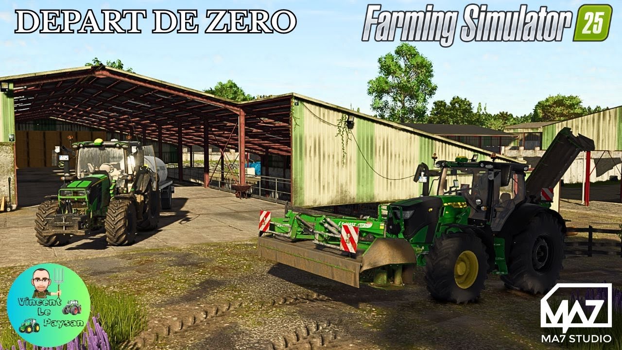 🔴 NOUVEAU ACHAT DANS LA FERME ET PREPARATION POUR L ENSILAGE /DEPART DE ZERO @MA7Studio⁩