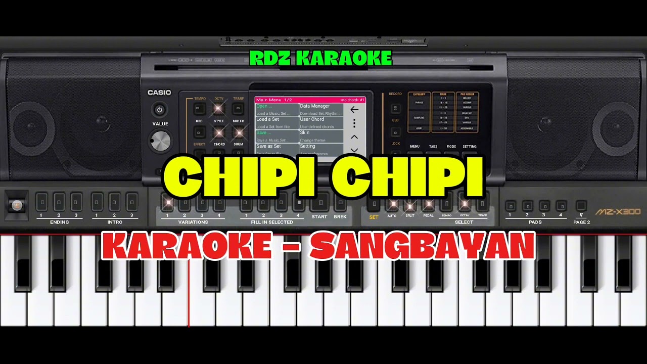 CHIPI CHIPI - KARAOKE SANGBAYAN ADZMAN TBG ❌ MBG