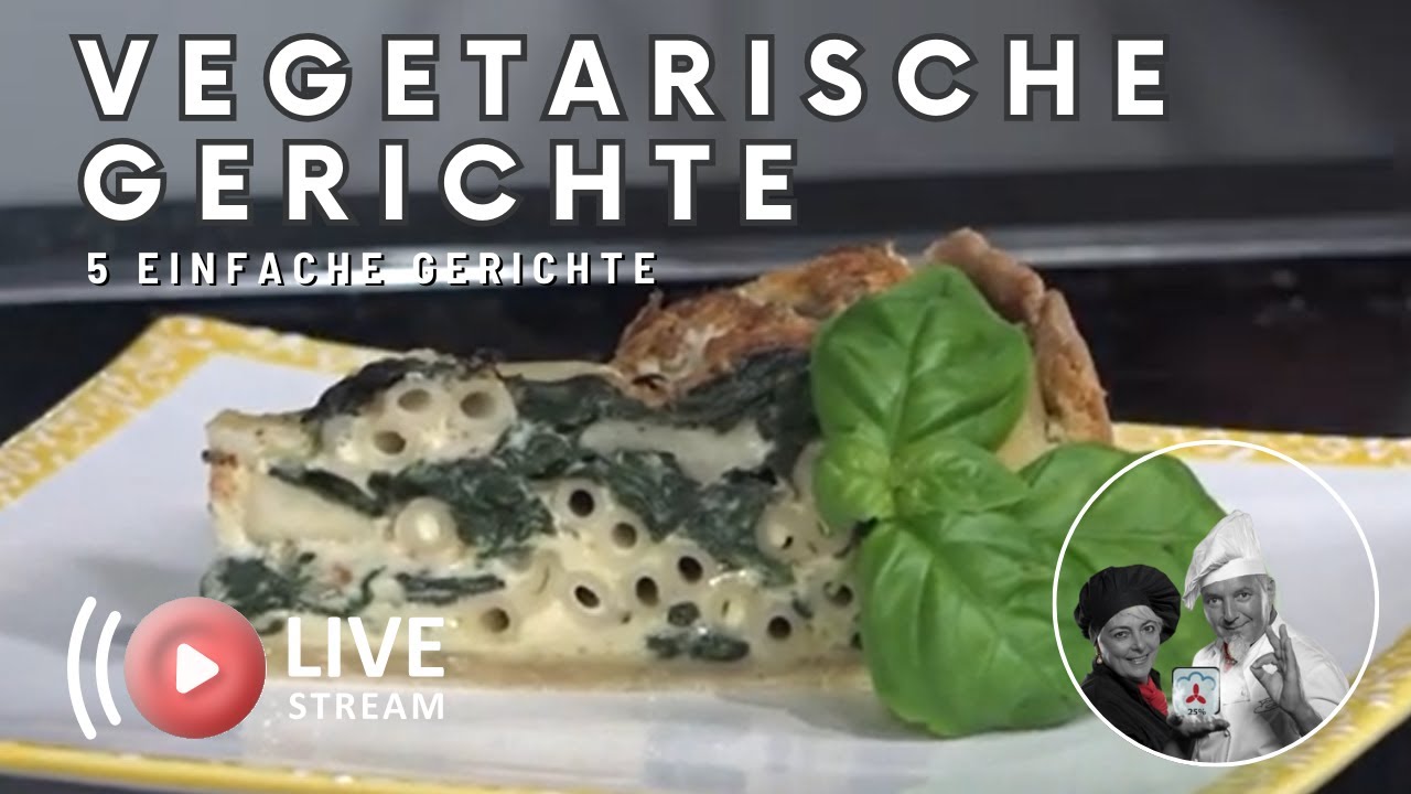 Vegetarische Gerichte aus dem Kombidämpfer