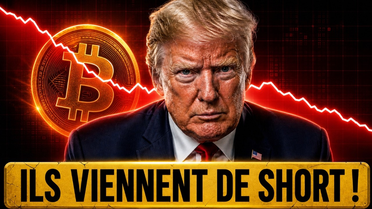 ALERTE !&nbsp;🚨 &nbsp;GROS SIGNAL de SHORT INSTITUTIONNEL BITCOIN !