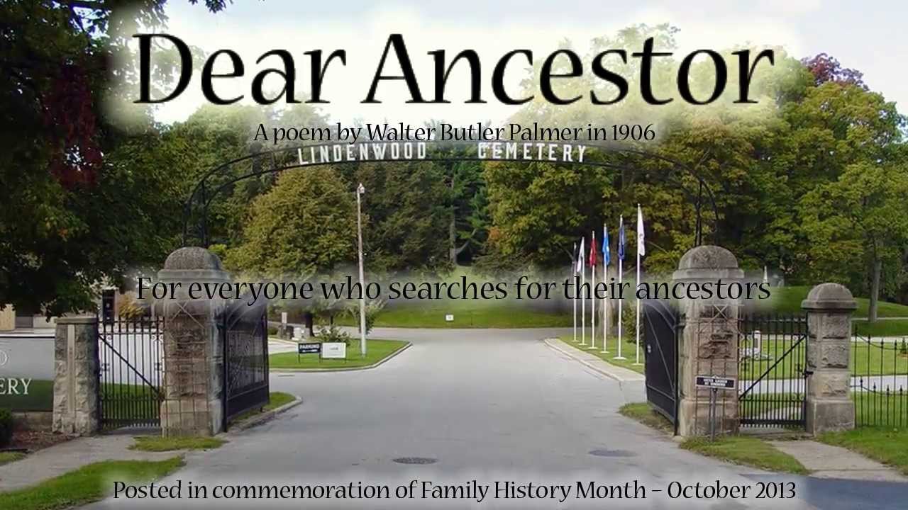 Dear Ancestor